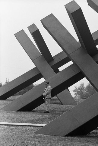 Герой Советского Союза Михаил Девятаев. 1973 год